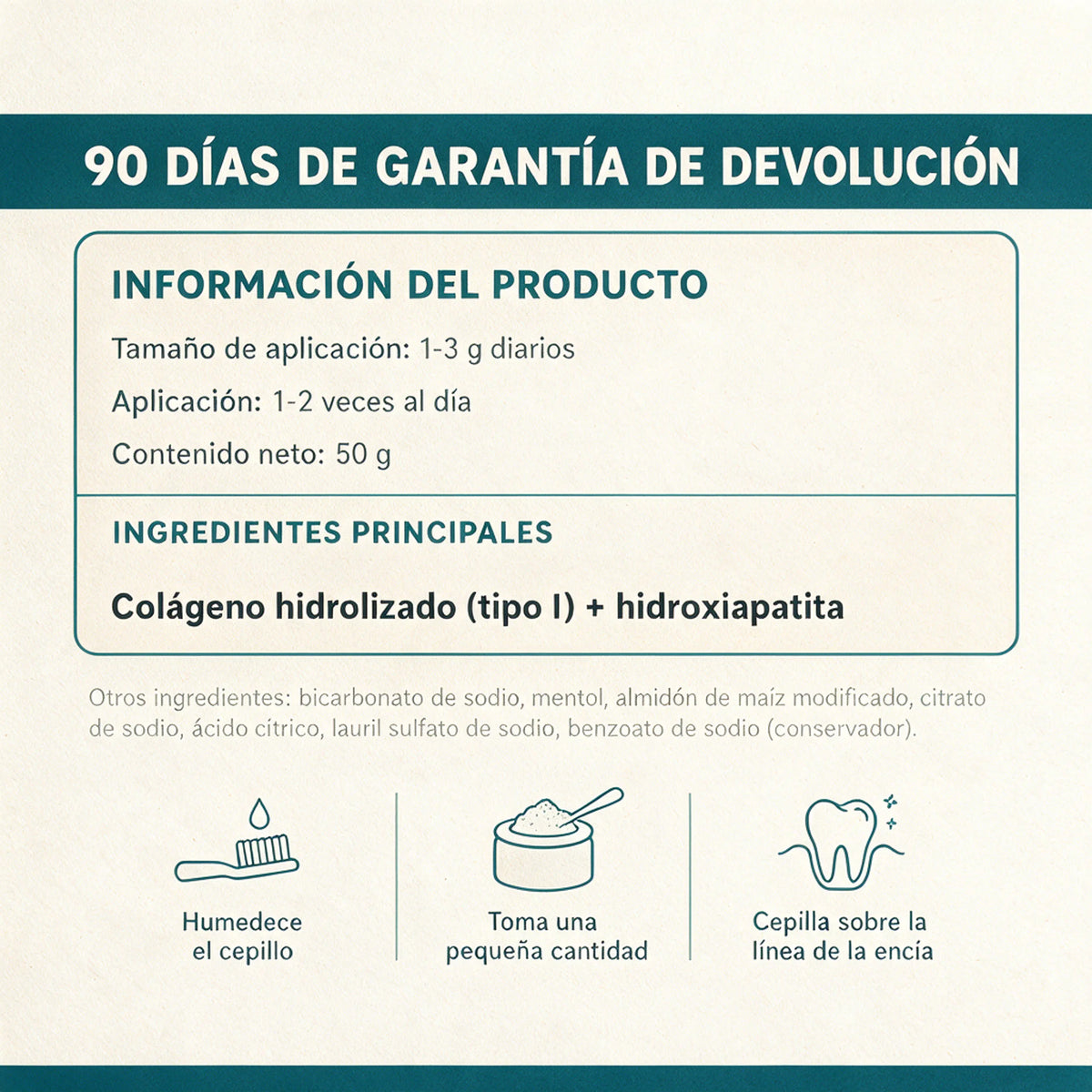 Encivital Polvo de Colágeno para Encías