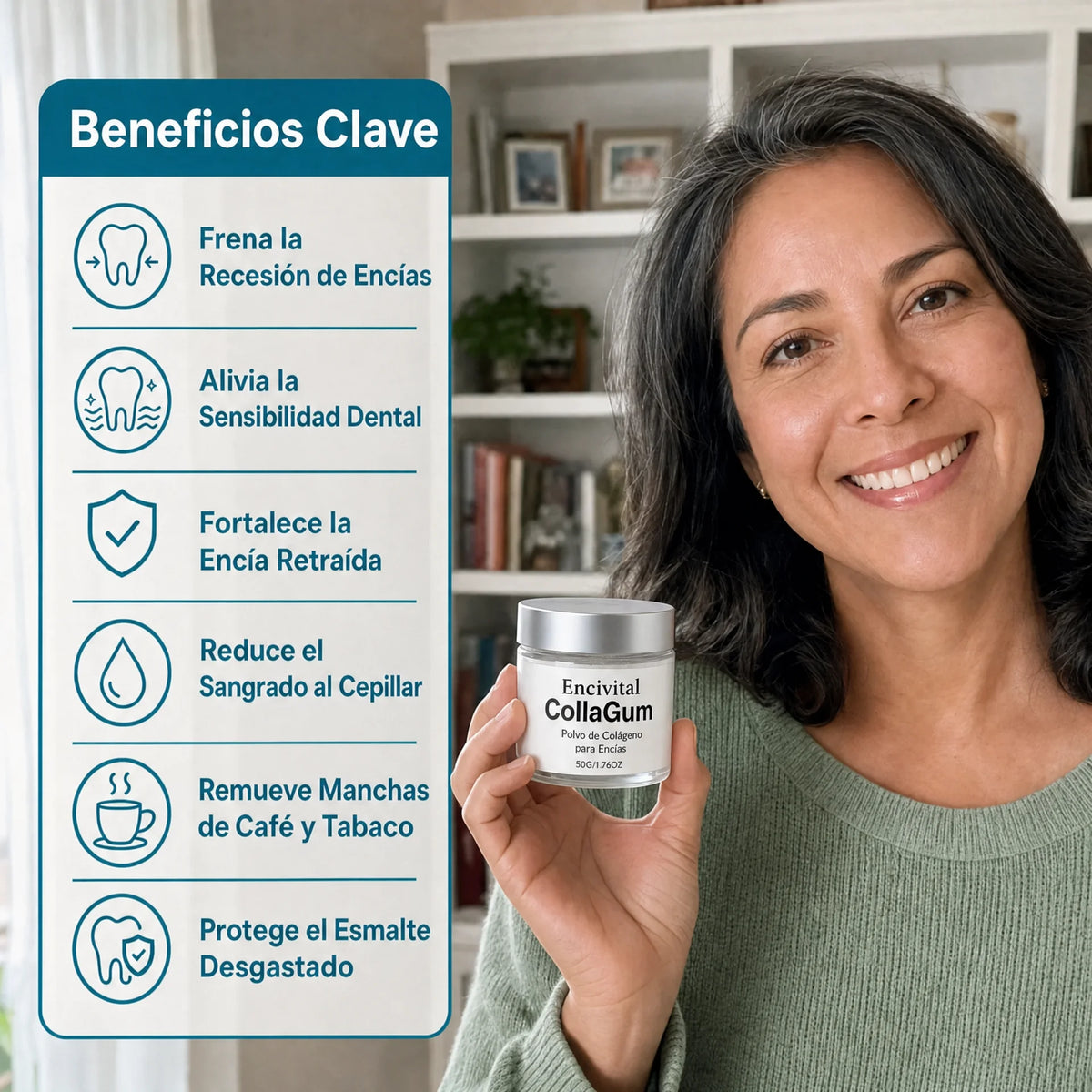 Encivital Polvo de Colágeno para Encías